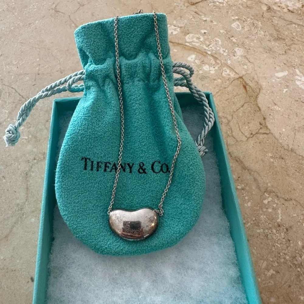 Tiffany & Co. Silver Bean Necklace - Picture 2 of 6